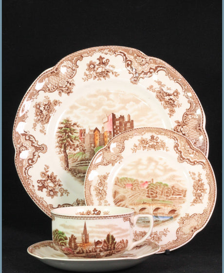 Replacement Johnson Brothers Old Britain Castles (Brown)