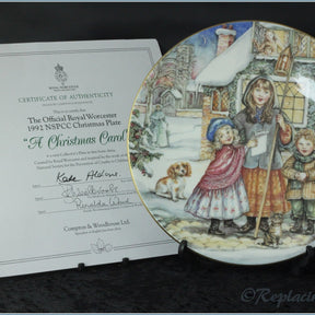 Royal Worcester - NSPCC Christmas Plates - 1992