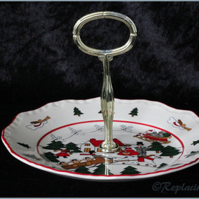 Masons - Christmas Village - 1 Tier Cake Stand