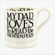 Emma Bridgewater - Black Toast - 1/2 Pint Mug 'I Love My Dad'