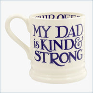 Emma Bridgewater - Blue Toast & Marmalade - Like Father Like Son 1/2 Pint Mug