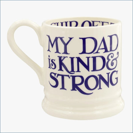 Emma Bridgewater - Blue Toast & Marmalade - Like Father Like Son 1/2 Pint Mug