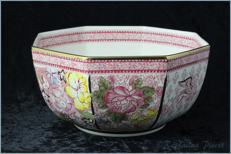 Masons - Empress Pink - Octagonal Centrepiece Bowl