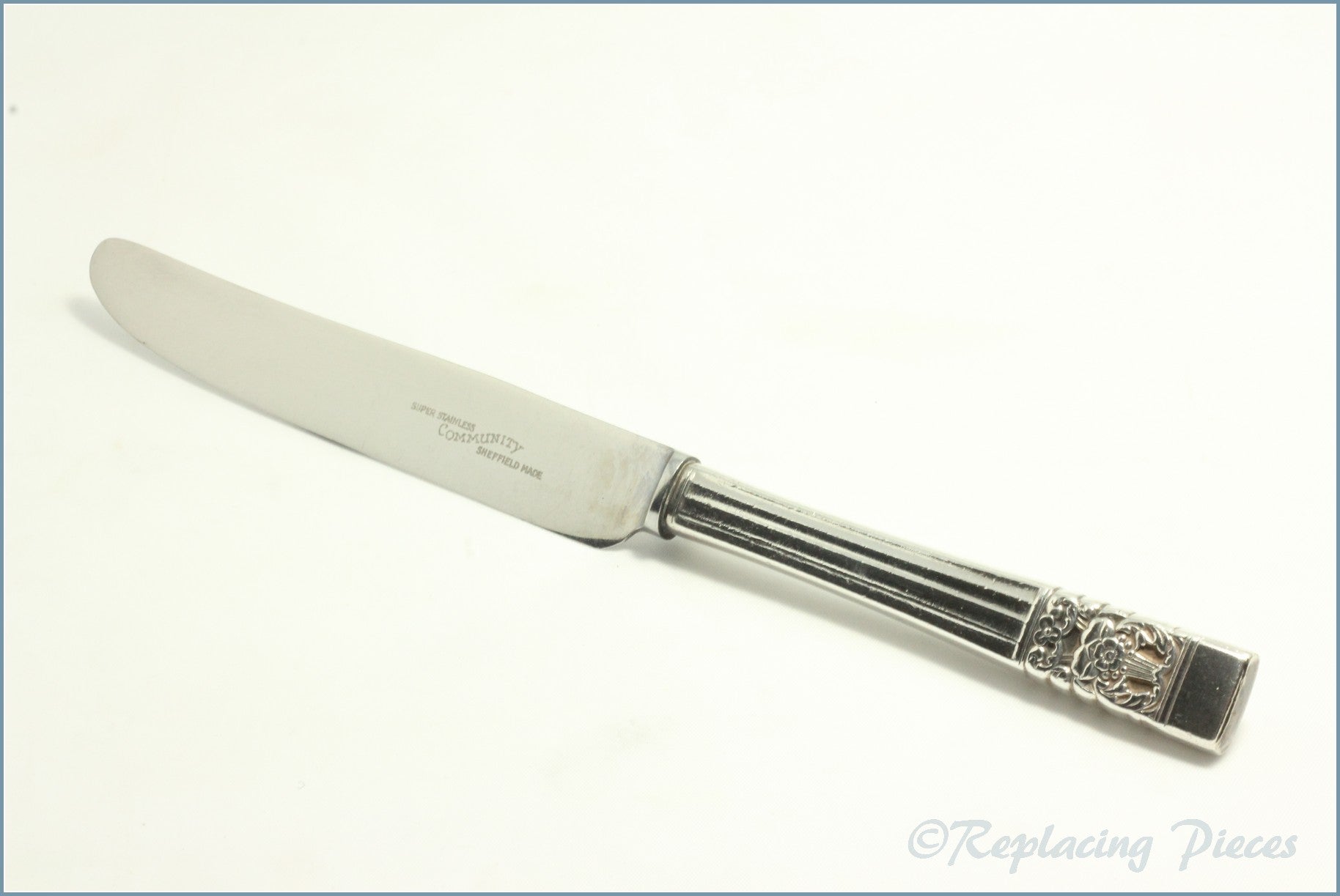 Oneida - Hampton Court (Community Plate) - Dessert Knife (smooth blade)