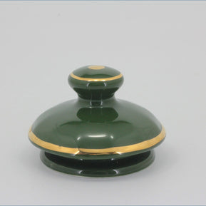 Apilco - Bistro (Green & Gold) - 1 3/4 Pint Coffee Pot Lid ONLY