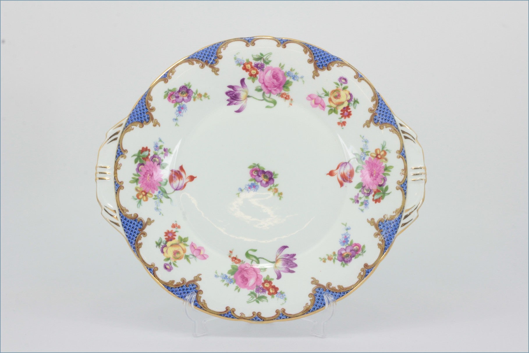 Aynsley - Tudor Blue - Bread & Butter Serving Plate
