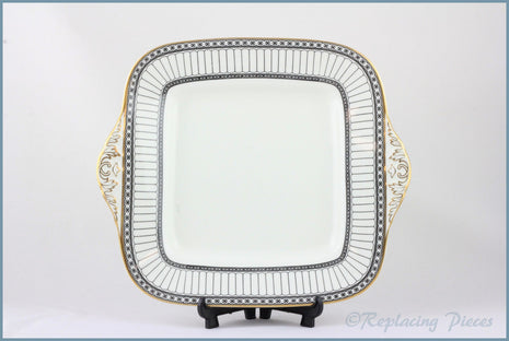 Wedgwood - Colonnade (Black) (R4340) - Square Serving Plate
