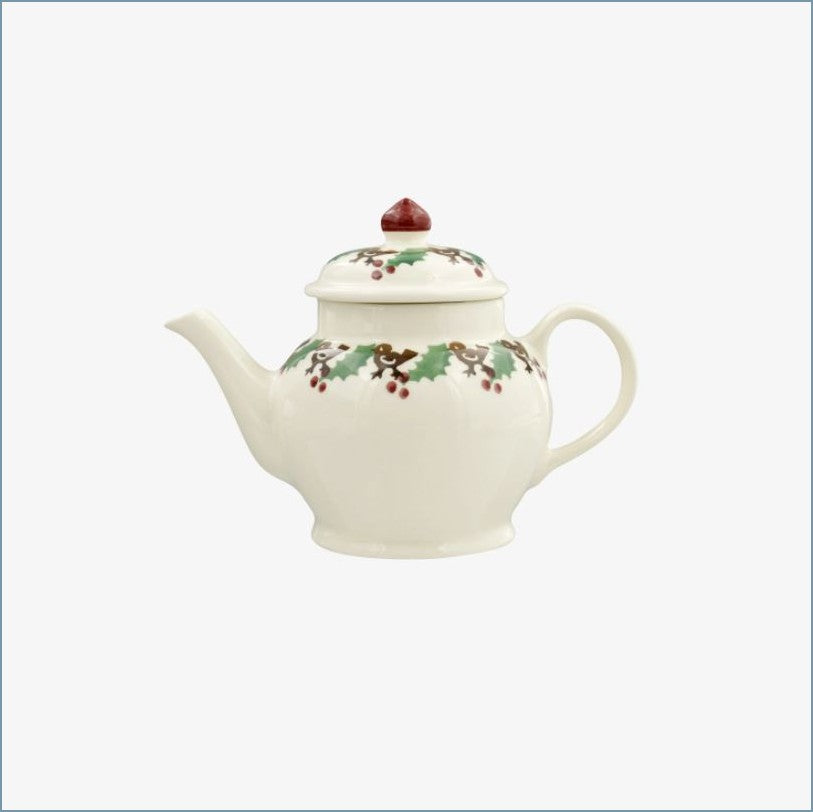 Emma Bridgewater - Bird & Holly Dollies - Tiny Teapot