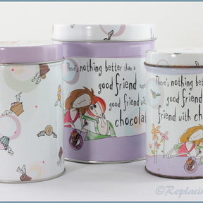 Johnson Brothers - Born To Shop - Set Of Three Tins