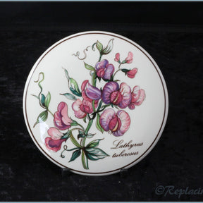 Villeroy & Boch - Botanica - Round Box LID ONLY (Lathyrus Tuberosus)