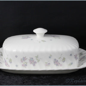 Wedgwood - April Flowers - Lidded Butter Dish