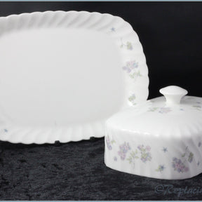 Wedgwood - April Flowers - Lidded Butter Dish