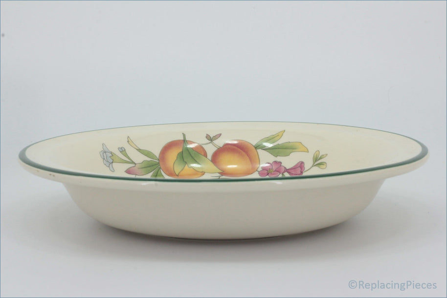 Cloverleaf - Peaches & Cream - 8 5/8" Rimmed Bowl