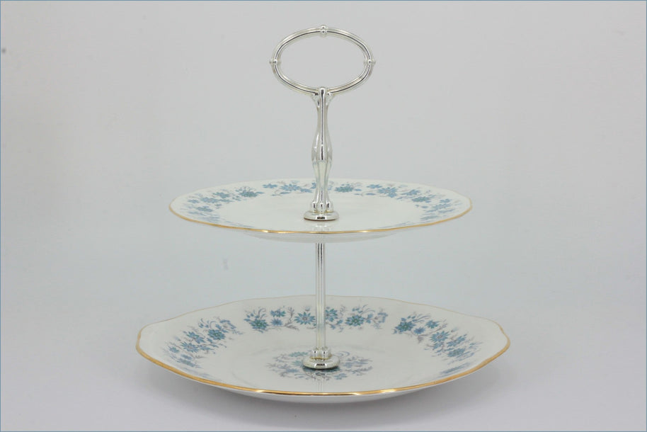 Colclough - Braganza - 2 Tier Cake Stand