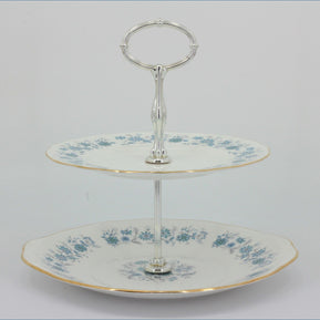 Colclough - Braganza - 2 Tier Cake Stand
