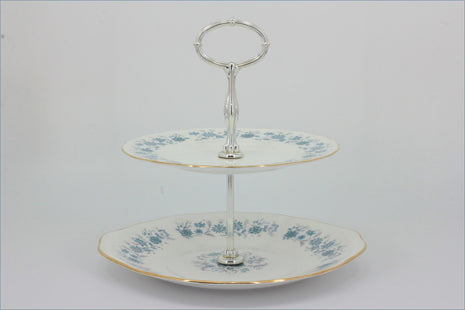 Colclough - Braganza - 2 Tier Cake Stand