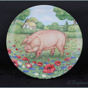 Royal Doulton - Pigs In Bloom - Cornflower