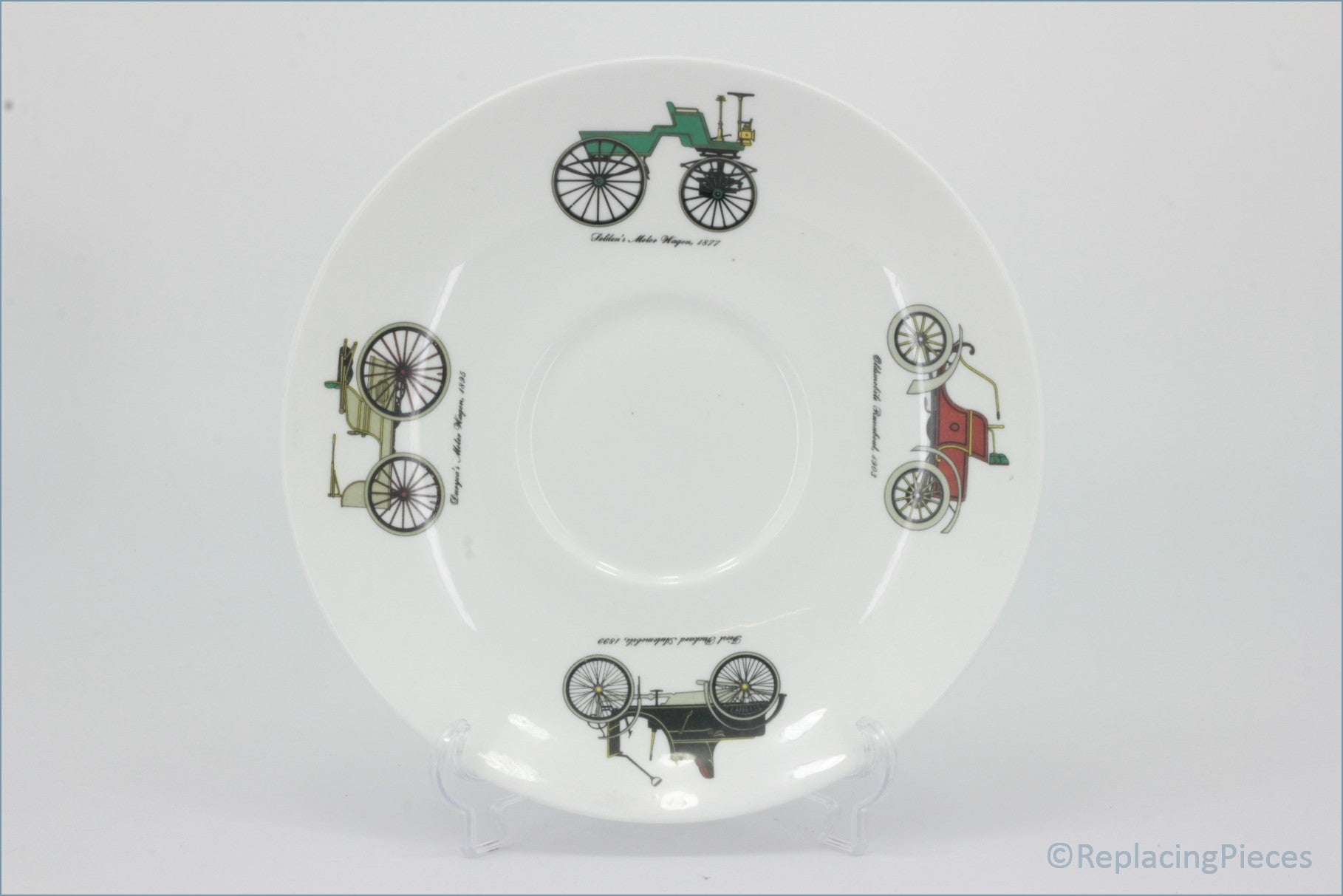Crown Staffordshire - Motor Car - Jumbo Saucer