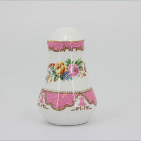 Crown Staffordshire - Tunis (Pink) - Salt Pot