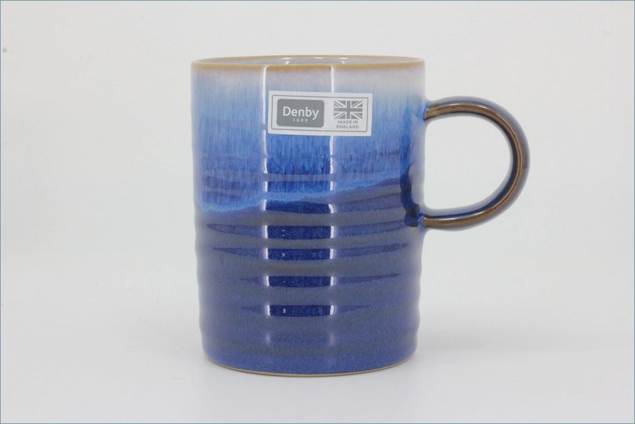Denby - Blue Haze - Ridged Mug
