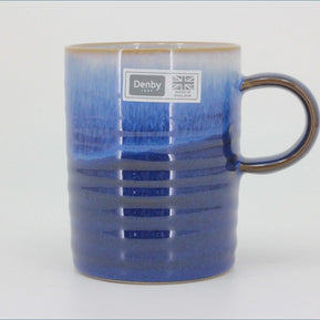 Denby - Blue Haze - Ridged Mug