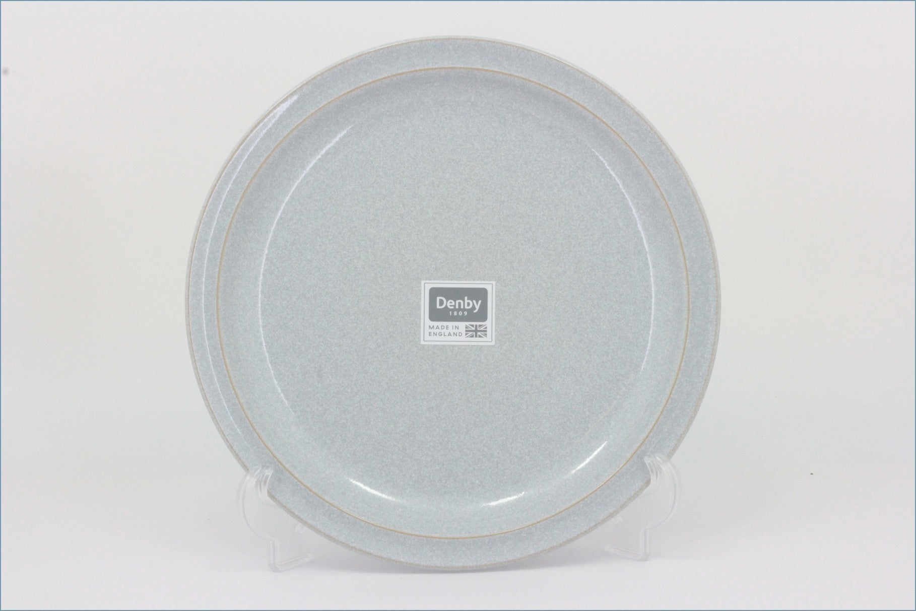 Denby - Dove Grey - Dinner Plate (Rimmed)