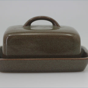 Denby - Greystone - Lidded Butter Dish