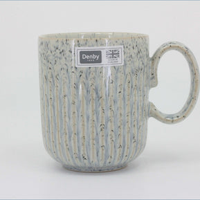 Denby - Halo (Speckle) - Ridged Mug (Vertical Ridges)