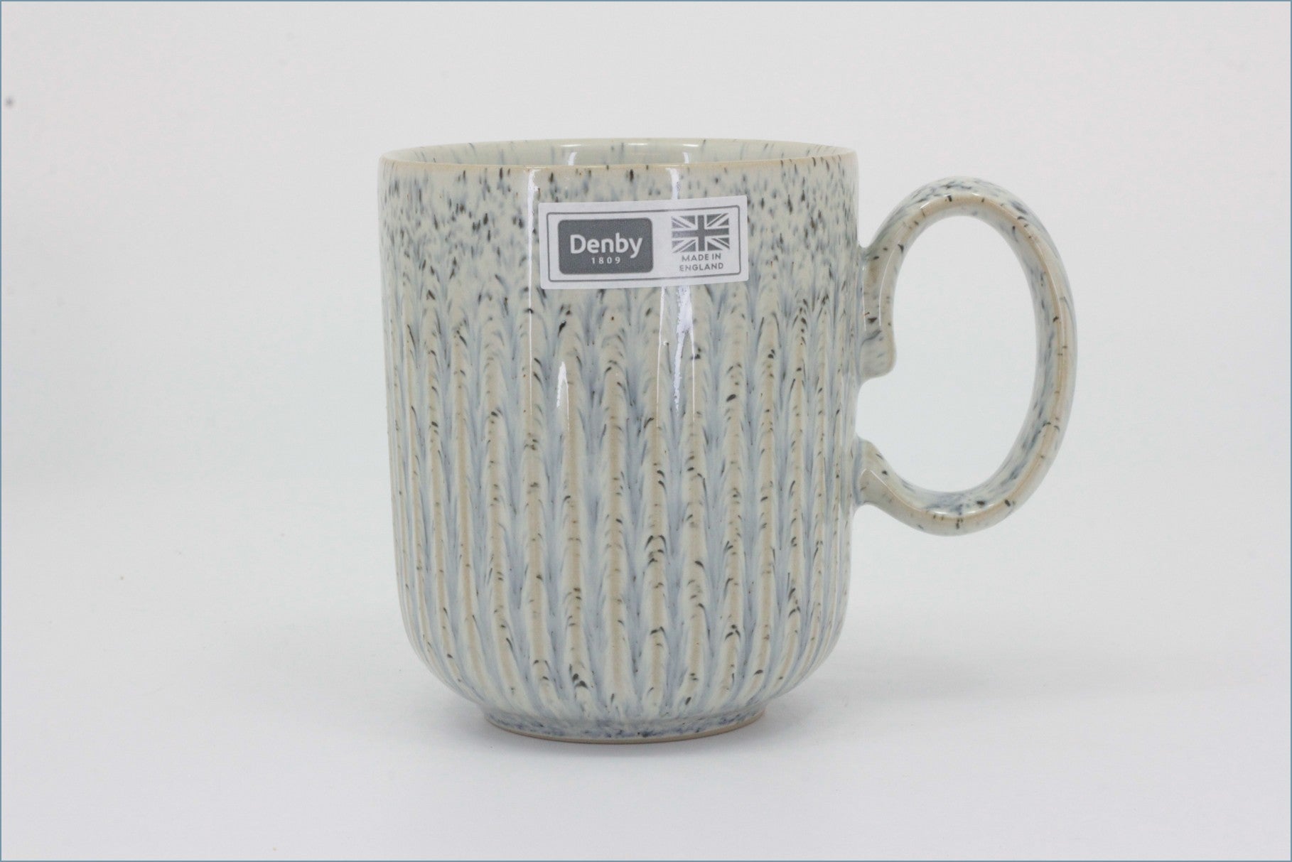 Denby - Halo (Speckle) - Ridged Mug (Vertical Ridges)