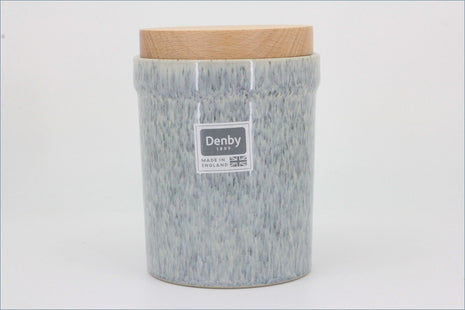 Denby - Halo (Speckle) - Storage Jar (Wooden Lid) 