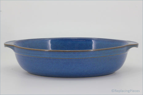 Denby - Imperial Blue - Oval Roaster (Blue Interior)