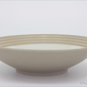 Denby - Intro (Beige) - Cereal Bowl - Beige ceramic bowl on a white background