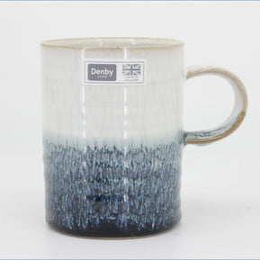 Denby - Kiln (Blue) - Ridged Mug