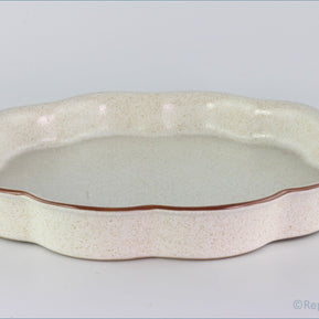 Denby - Potters Wheel (Tan) - Flan Dish