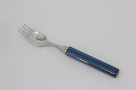 Denby - Touchstone - Sapphire - Dinner Fork - Fork with a blue handle 