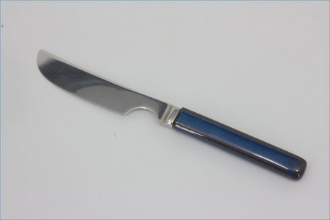 Denby - Touchstone - Sapphire - Dinner Knife  - Knife with a blue handle 