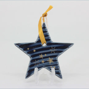 Denby - Tree Decoration - Star (Arc Blue)