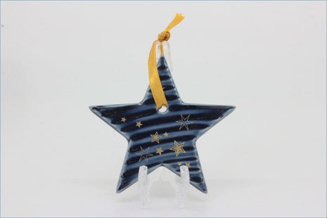 Denby - Tree Decoration - Star (Arc Blue)