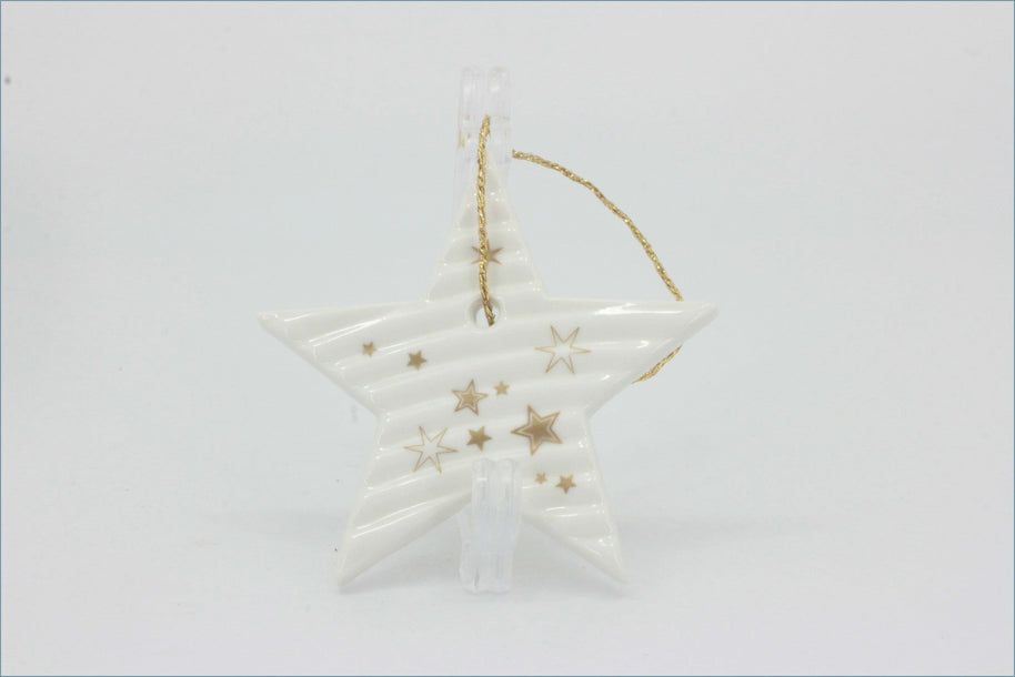 Denby - Tree Decoration - Star (Arc White)