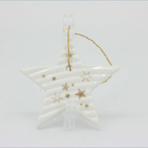 Denby - Tree Decoration - Star (Arc White)