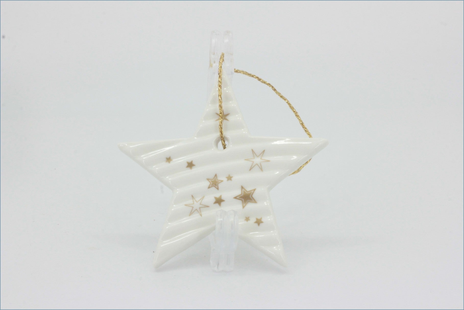 Denby - Tree Decoration - Star (Arc White)