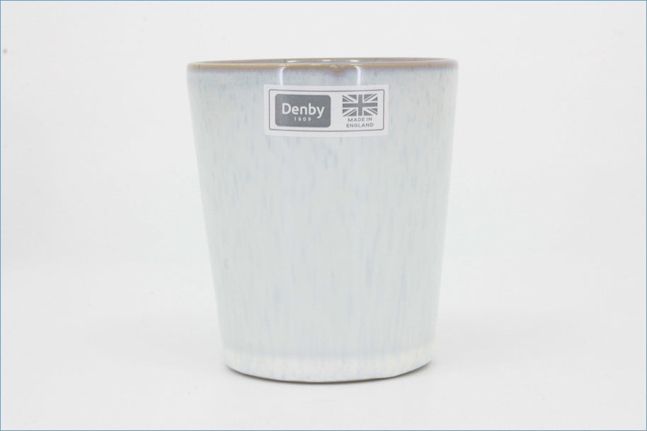 Denby - White Speckle - Handless Mug 