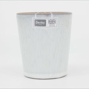 Denby - White Speckle - Handless Mug 
