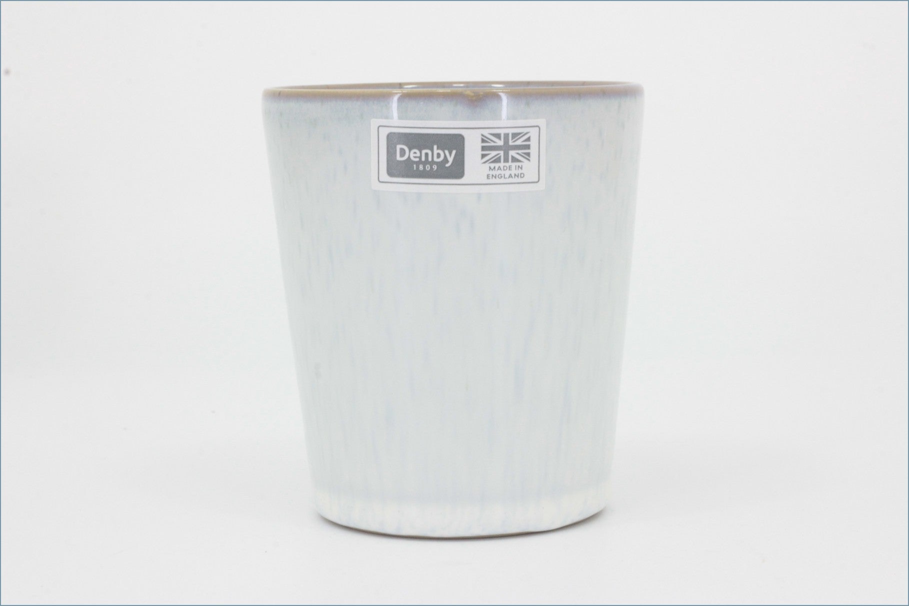 Denby - White Speckle - Handless Mug 