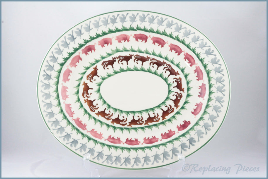 Emma Bridgewater - Farmyard - 15 3/4" Oval Platter