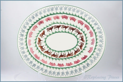 Emma Bridgewater - Farmyard - 15 3/4" Oval Platter