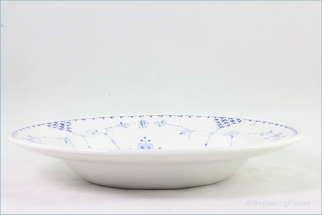Furnivals - Denmark Blue - 8" Rimmed Bowl