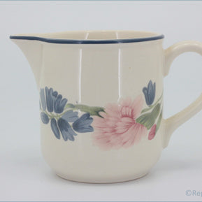Hornsea - Romance - Milk Jug - Ceramic pitcher with floral design on a white background