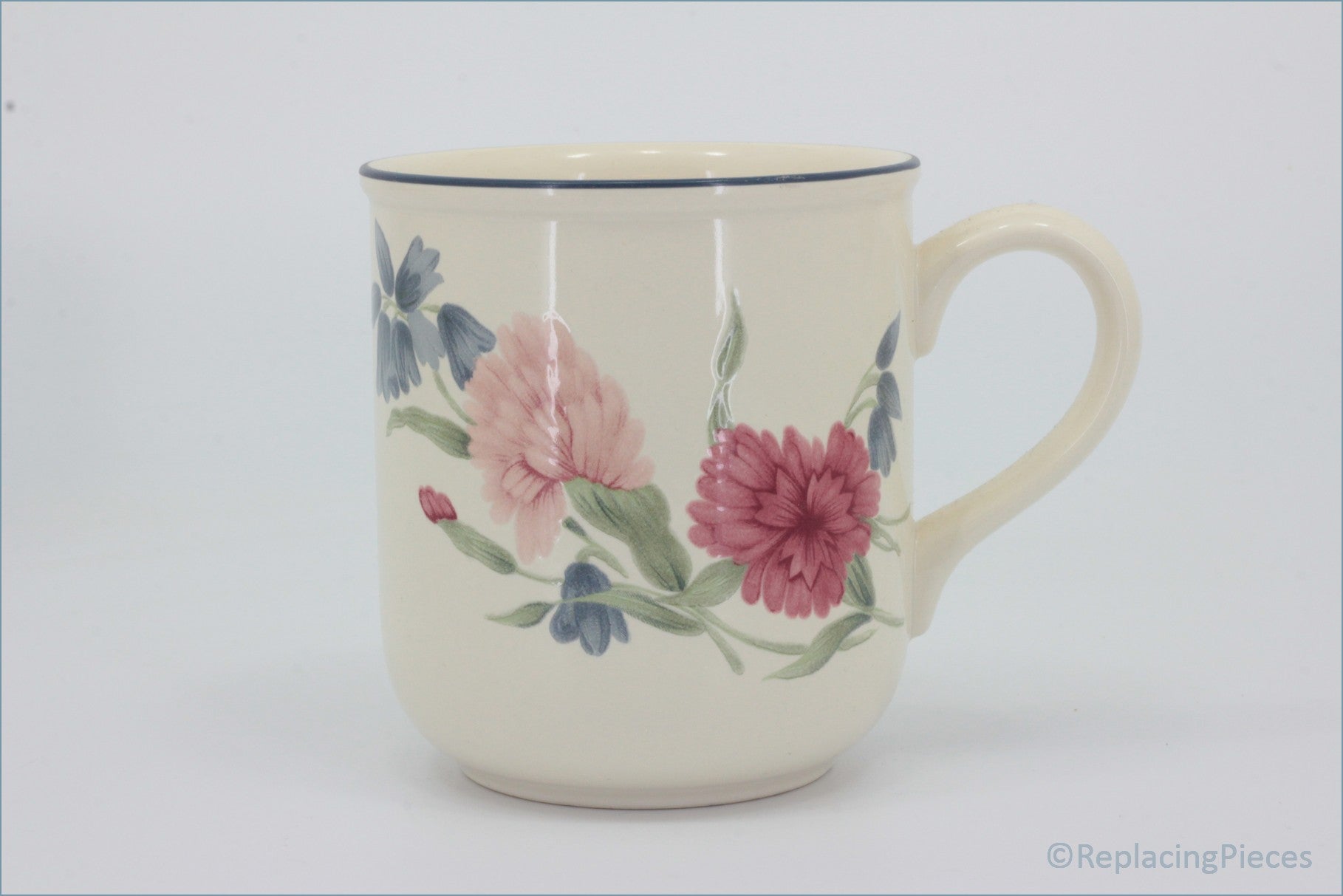Hornsea - Romance - Mug - Ceramic mug with floral design on a white background