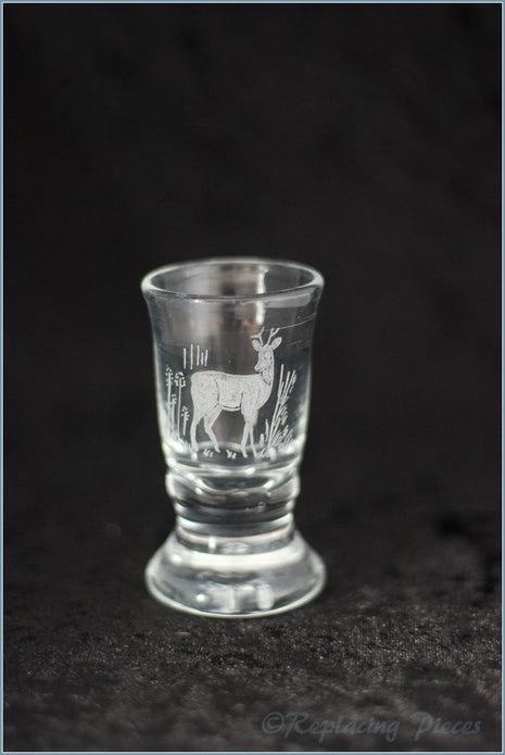 Set Of 5 Woodland Animal Tot Glasses